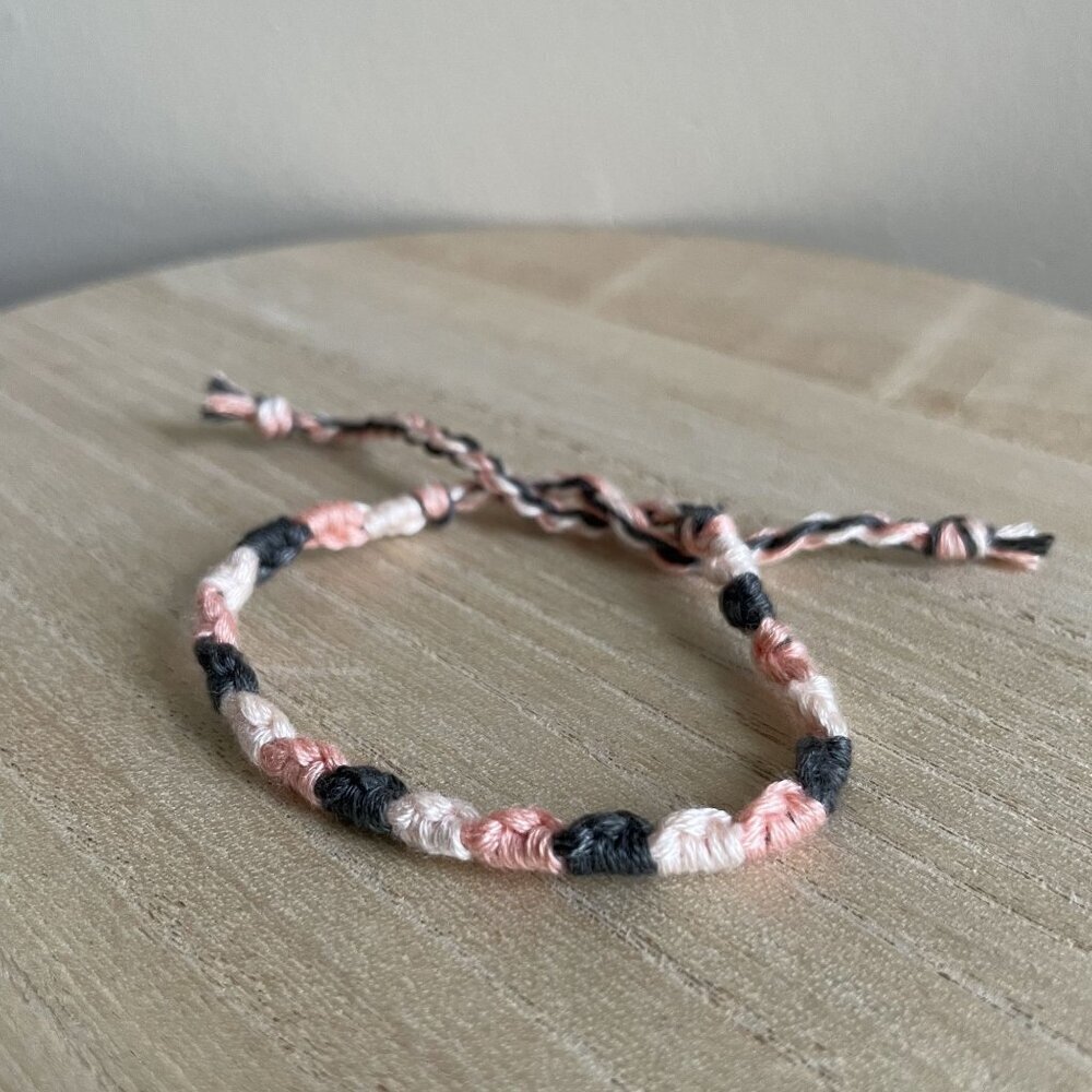 Harmony Bracelet, anklet, trendy, comfortable, tie, embroidery thread, woven, gi